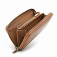 thumbnail image 4 of genuine leather long women's wallet men's leather clutch bag dropshipping,SKU01029-头层牛皮【天蓝】现货, 4 of 10