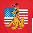 thumbnail image 3 of Disney - Americana - Pluto Usa Flag - Adult Short Sleeve Graphic T-Shirt, 3 of 5