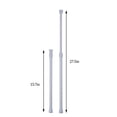 thumbnail image 2 of Tuydeen Lot de 5 Barres d'Armoire Tiges de Tension Tringle à Rideaux Tringle de Garde-Robe, Largeur Extensible Tiges de Tension à Ressort Réglables, 2 of 6