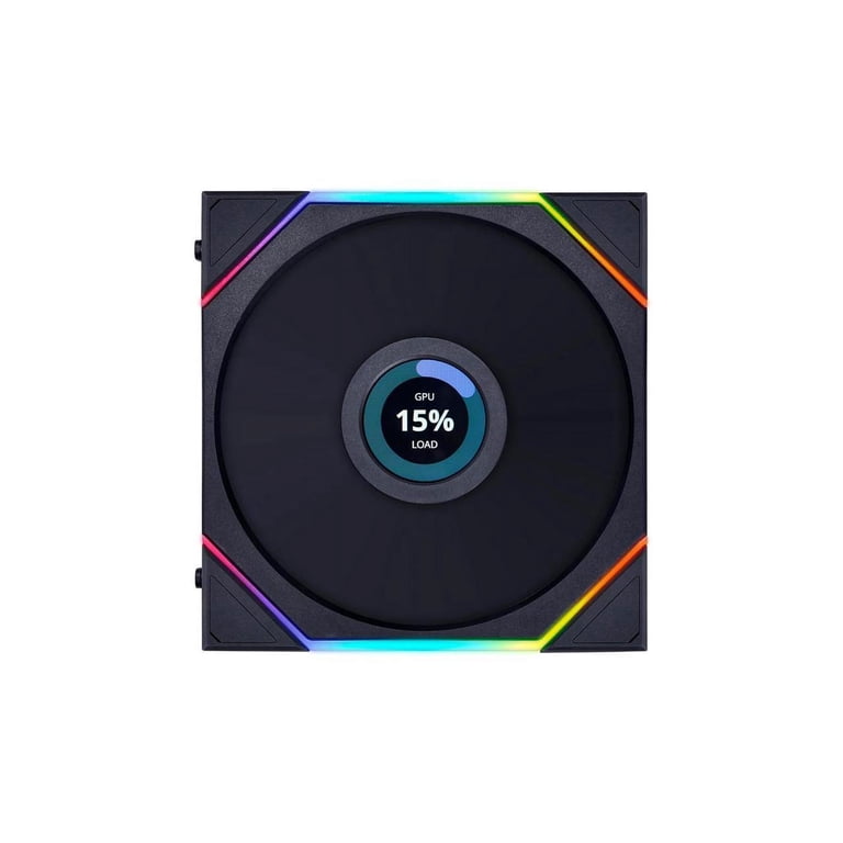 Lian Li UNI FAN TL LCD Reverse Blade 140 RGB Single Pack Black