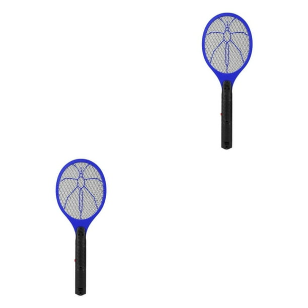 Advancent Matamoscas eléctrico, matamoscas, repelente de insectos eléctrico de malla de 3 capas, raqueta antiinsectos, mango largo inalámbrico, Type2 NO2 Advancent CBP090957