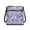 Pinkish-Purple Floral Pattern, variant on HELLHERO Graffiti Skull Design Satchel Bag, Lightweight Crossbody Purse Waterproof Fashion Ladies Shoulder Purse for Shopping Outings