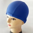 thumbnail image 3 of Unisex Adult Children Polyester Swim Cap Waterproof Swimming Hat Durable Non-Slip Swimming Pool Cap Elastic Swimming Cap for Long and Short Hair, 3 of 7