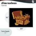 thumbnail image 4 of Stupell Industries Contemporary Dino Nuggets with Sauce Canvas Art, 20 x 16, by Tobe Fonseca, 4 of 8
