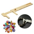 thumbnail image 4 of Double Scale Vernier Caliper Brass Jewelry Maker Measuring Ruler Authenticate Caliper100mm, 4 of 8