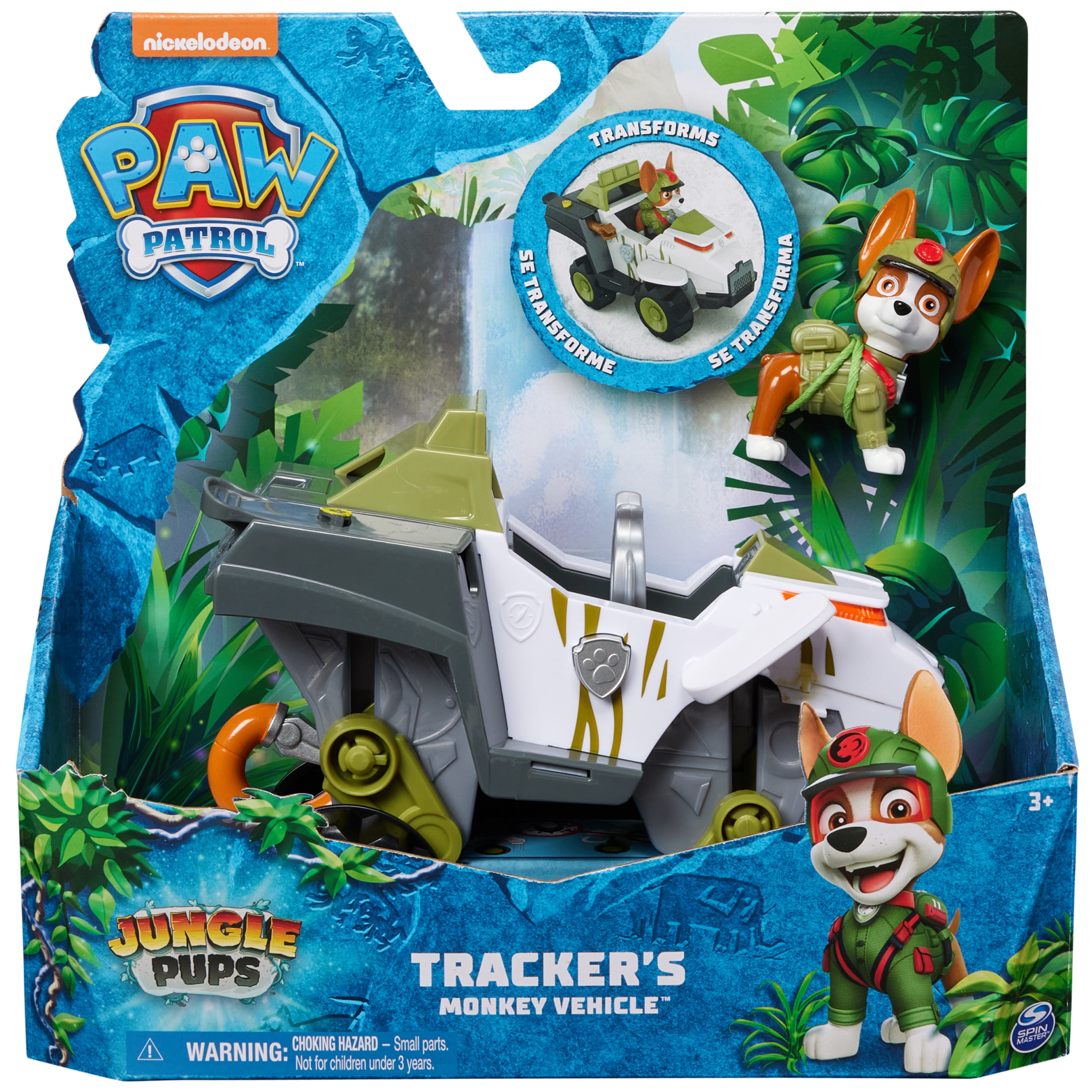 Patrulla Canina Jungle Pups - Vehículo Mono Tracker – Poly Juguetes