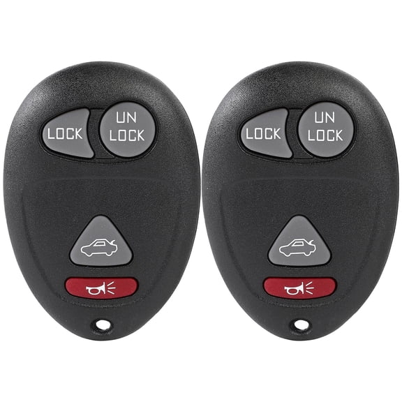 cciyu Remote Key Fob 2001-2005 Fit for Buick Century 3.1L 2001-2004 Fit for Buick Regal 3.8L 4 Buttons L2C0007T