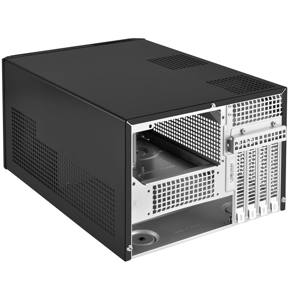 Silverstone Tek Micro-ATX, Mini-DTX, Mini-ITX Small Form Factor Computer Case, Compatible with ATX PSU Cases SG11B - Pack of 2