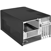 Silverstone Tek Micro-ATX, Mini-DTX, Mini-ITX Small Form Factor Computer Case, Compatible with ATX PSU Cases SG11B - Pack of 2