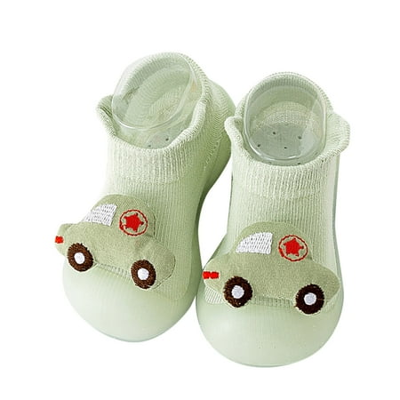 

Baby Soft Sole Non-Slip Shoes Boys Girls Animal Cartoon Socks Shoes Toddler Warmthe Floor Socks Non Slip Prewalker Shoes