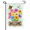 Garden Flag-4, variant on Watercolor Yak Floral Garden Flag 12×18in Double Sided, Cute Farm Animal Yard Banner, Soft Art Vertical Ornament for Lawn Patio Courtyard Country Farmhouse Outdoor Decor