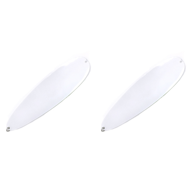 Señuelo Pesca Metal Cuchara para Lubina Trucha Agitación Lenta Mar Blanco