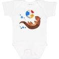thumbnail image 3 of Inktastic Cute Otter and Beachball Boys or Girls Baby Bodysuit, 3 of 5