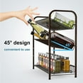 thumbnail image 3 of DODOING Black 3-Tier Spice Rack Countertop Organizer Countertop Organizer, Spice Holder, Kitchen Counter Organizers and Storage, 3 of 5