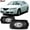 Clear Lens, variant on Winjet Fog Lights Lamps for 2004-2005 Acura TSX Clear Lens OEM fitment Fog Light Kit with Bezel Trim Wiring Harness Switch Set Pair Clear Lens