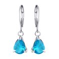 thumbnail image 1 of Pendientes HUOGUO Fashion con forma de gota de agua con forma de diamante colorido, 1 of 3