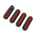 thumbnail image 4 of Pegatinas reflectantes para scooter, 4 unidades, pegatinas reflectantes para scooter, cubierta para cubo de rueda de scooter, cubierta para cubo de scooter eléctrico, características de vanguardia, 4 of 12