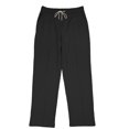 thumbnail image 5 of LWavelet Mens Linen Straight Leg Pants Elastic Waist Drawstring Summer Pants Black 3XL, 5 of 6