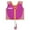 C-Hot Pink253, variant on DHFJKG Kids Swim Life Jacket Swimwear Floties Vest For 2-8 Years Swimming Training Water Activities Zipper Buoyancy Jacket With Adjustable Straps