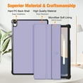 thumbnail image 4 of Fintie Slim Case for Onn. 10.1" Tablet (2024 Model) - Lightweight Hard Back Shell Tablet Cover for 10.1-inch Tablet, Lilac Purple, 4 of 9