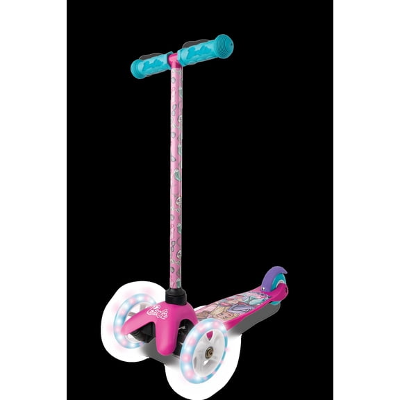 Barbie Tilt and Turn Light Up Wheels Scooter