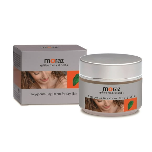 Moraz Crème de Jour aux Herbes Naturelles 1,7 Fl Oz Extraits Naturels de Polygonum Nourrissent Votre Peau