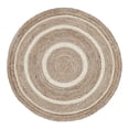 thumbnail image 6 of VHC Brands Jute Rug with Pad, Natural & Cr, 6 of 6