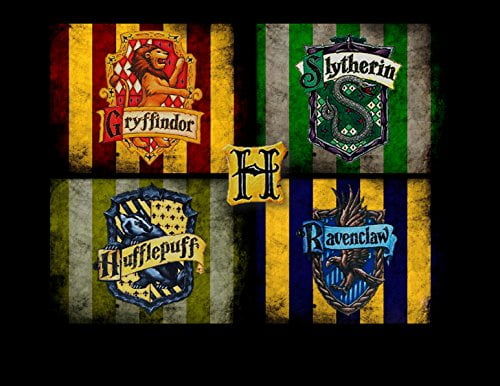 4 Ravenclaw Tea Towel Set Gryffindor Slytherin Hufflepuff HARRY POTTER 