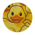 thumbnail image 4 of Patifu Rubber Ducks Round Tablecloth 100% Polyester Stain-Resistant Washable for Indoor Outdoor Restaurants Weddings Parties Table Cloth Tablecloths 31"-35, 4 of 8