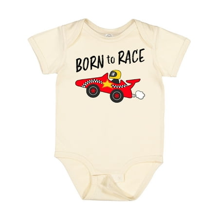 

Inktastic Born to Race- Red Race Car Gift Baby Boy or Baby Girl Bodysuit