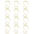 thumbnail image 1 of Varios paquetes de s para cortina de , anillos, perchas, s para cortinas enrollables oxidantes Oro Gloria Gancho de la cortina de la ducha, 1 of 9