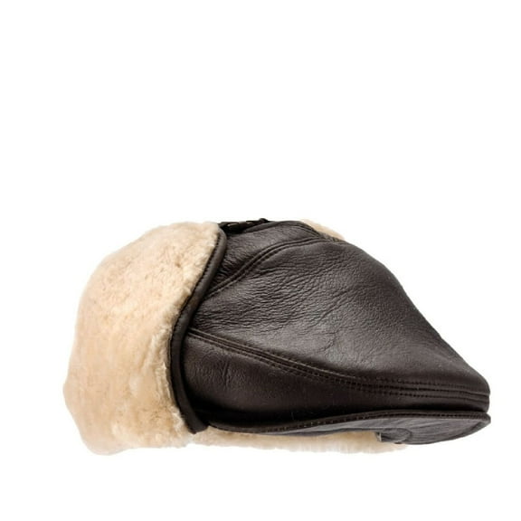 Eastern Counties Leather Mens Newton Sheepskin Nappa Finish Cap