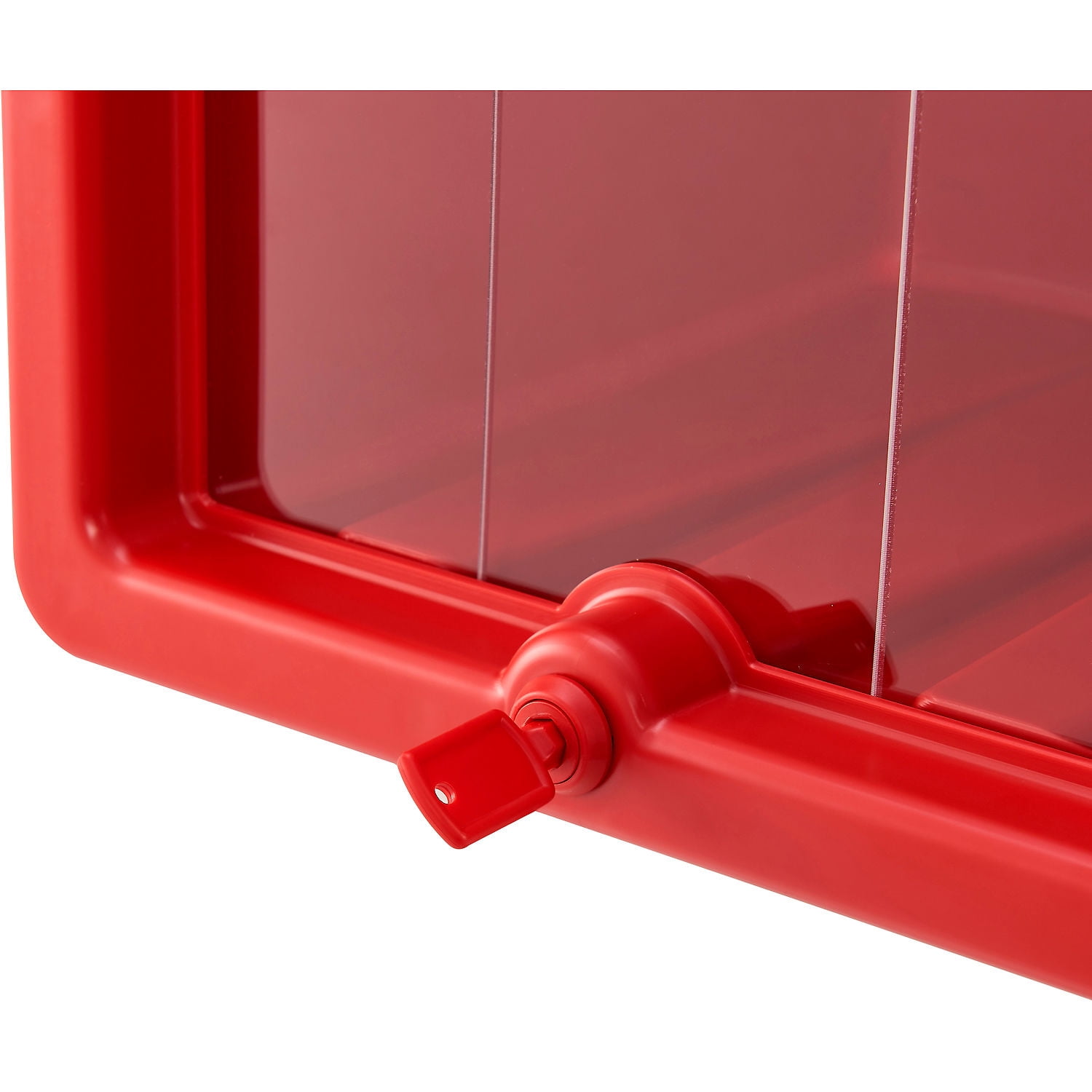Global Industrial Plastic Fire Extinguisher Cabinet Fits 10 lbs. Red
