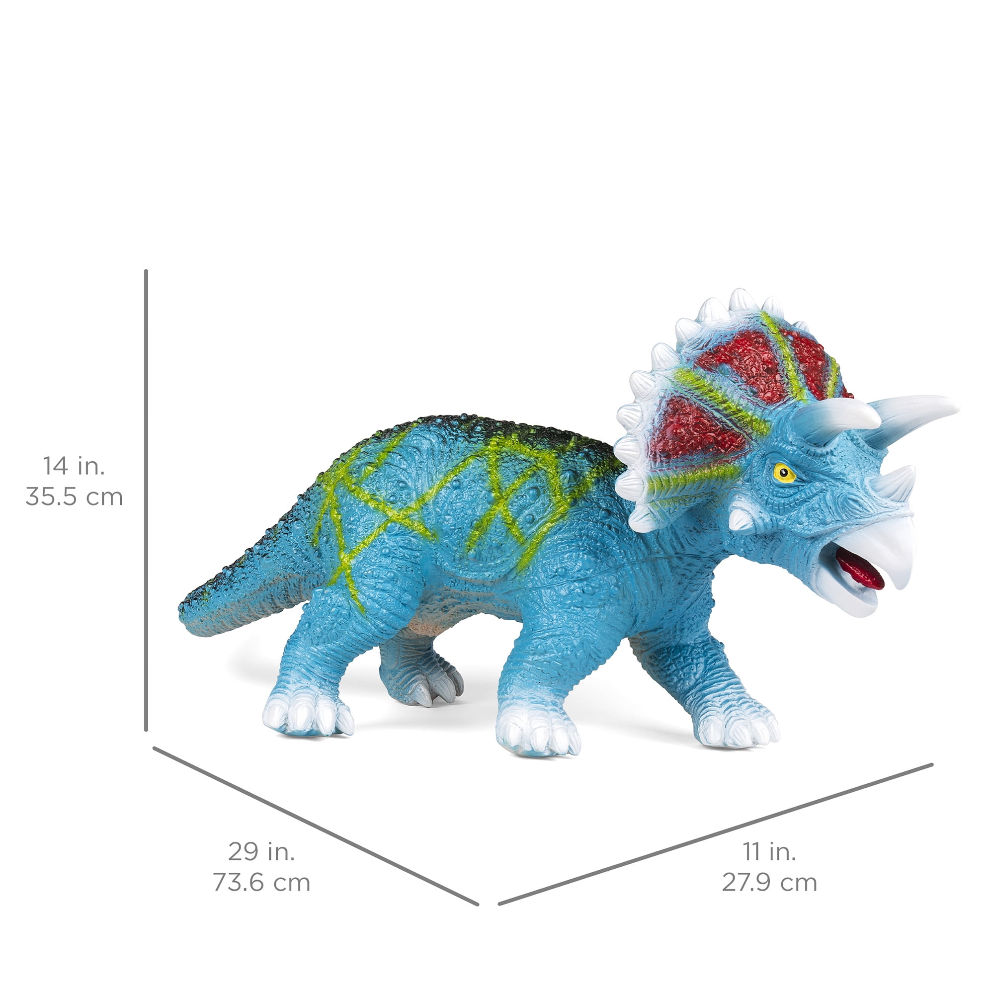 triceratops ride on toy walmart