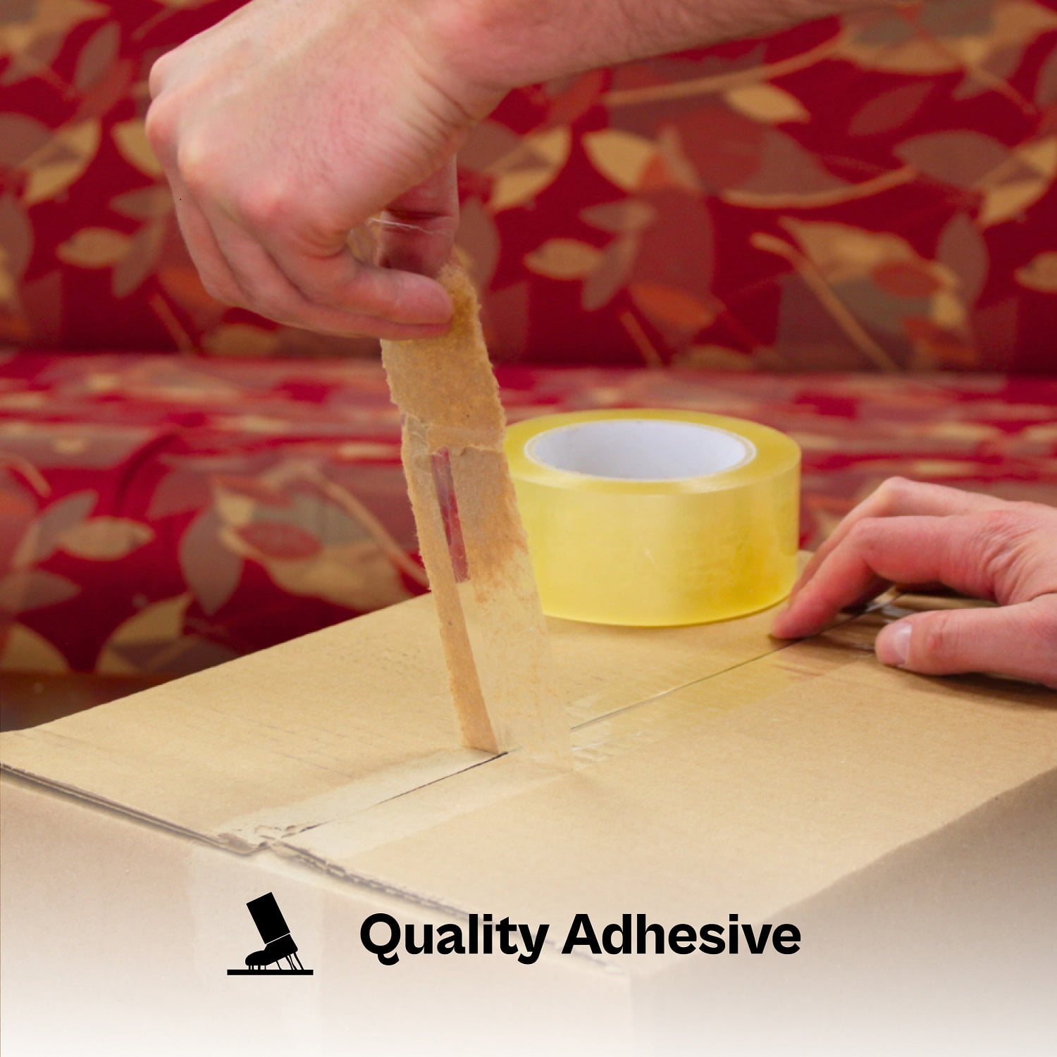 Shield Tape 8 Rolls - 2 Mil - Acrylic Machine Length Carton Sealing Packing Tape Superior Hold, Quality Adhesive, Multi Purpose, Clear, 3" x 1000 Yards (3000 ft)