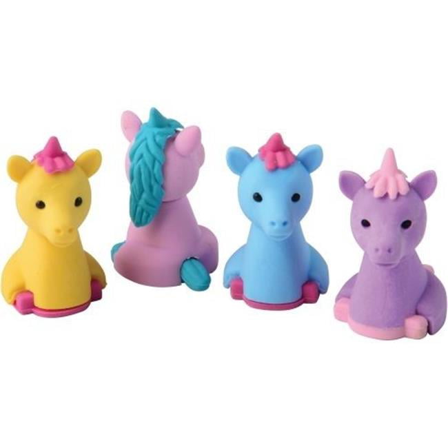 Unicorn Erasers Pack Of 6 Rubbers Girls Stocking Filler Christmas Present 