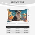 thumbnail image 4 of Honeii Colorful Sky Puppy Decorative Throw Pillow Case - Elevate Your Couch, Sofa, or Bed with Stylish Home Decor, Perfect Gift Idea-16"x24", 4 of 6