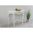 thumbnail image 1 of International Caravan Windsor Half Moon Wall Table in Antique White, 1 of 2