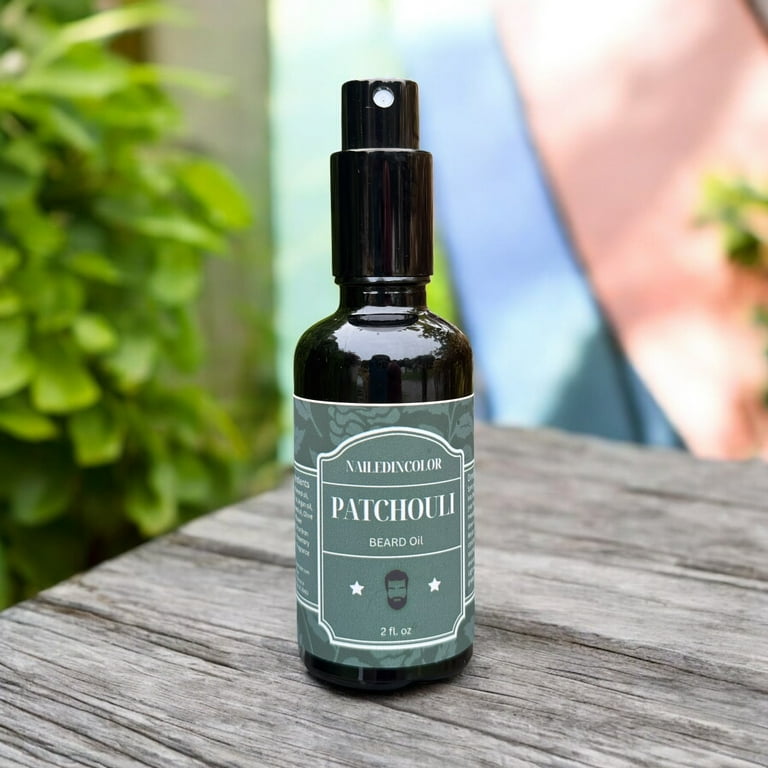 Patchouli Beard oil by NailedInColor, Earthy Scented Beard Care