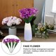 thumbnail image 5 of BESTYASH 1Jgo Flores Simuladas Violeta Artificiales En Plástico Para De Bodas Y Hogar Color Purpura, 5 of 6