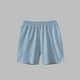 thumbnail image 2 of Pantalones cortos de mezclilla para niños y niñas, de Honeeladyy, de verano, con botones, para la escuela (azul claro, 8-9 años), 2 of 5