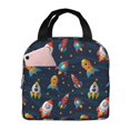 thumbnail image 1 of Disketp Spaceships and Stars for Insulated Lunch Bag for Women and Men, Perfect for Work, Hiking, Picnic, 1 of 8