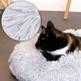 thumbnail image 5 of Cesta redonda para perros Cojín para gatos Cesta para donuts Ø 40 cm (S) Gris claro Kuyhfg Sin marca, 5 of 5