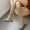 Beige, variant on OKBOP Womens Heeled Knee-High Boots-Suede Christmas Girls Boots Size 12 Causal Winter Boots for Women Clearance Beige