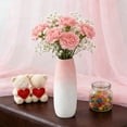 thumbnail image 2 of Ceramic Vase Pinky Gradient Decorative Flower Vase For Living Room Dining Table Coffee Table Centerpiece Home Decor, 2 of 6