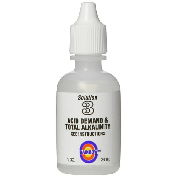 Pentair R161182 No.3 Acid Demand Total Alkalinity Solution, 1-Ounce