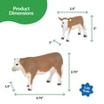 thumbnail image 4 of Big Country Toys Hereford Vaca y Becerro - Escala 1:20 - Pintado a mano - Juguetes de Granja - Juguetes de Animales de Granja, 4 of 5