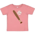 thumbnail image 3 of Inktastic Baseball Bat and Ball Boys or Girls Baby T-Shirt, 3 of 5