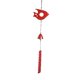 thumbnail image 4 of Campanas de hierro Campana colgante Jardín decorativo Windchime Decoración al aire libre Colgante para ventanas al aire libre Patio trasero , Rojo mayimx carillón de viento, 4 of 9