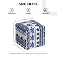 thumbnail image 4 of Kdxio Sea Underwater Animals1 Print Tissue Box Cover,Square Decorative PU Leather Facial Paper Case Organizer Holder Dispenser for Bathroom,Night Stands,Desk,Car 5.2''X5.2''X5.2'', 4 of 8